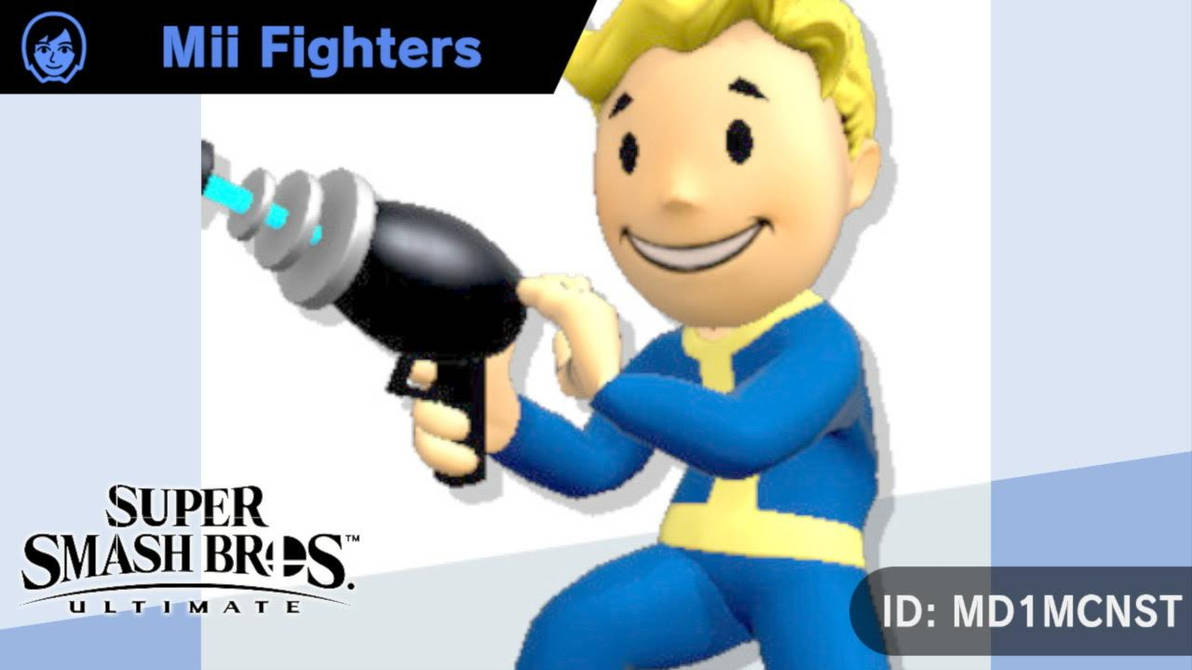 Custom Mii Fighter: Vault Boy by Legobuilder100 on DeviantArt