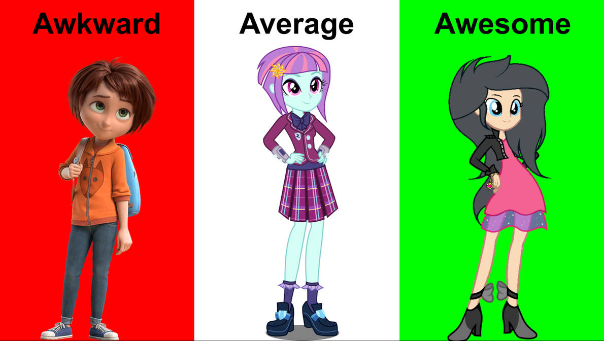 Socially Awkward VS. Average VS. Awesome Example by Legobuilder100 on ...