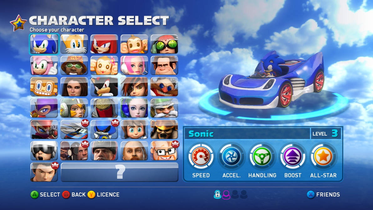 Скачай соник взломка. Sonic all Stars Racing transformed персонажи. Sonic & all-Stars Racing transformed. Sonic and Sega all-Stars Racing transformed. Sonic & all-Stars Racing transformed collection.