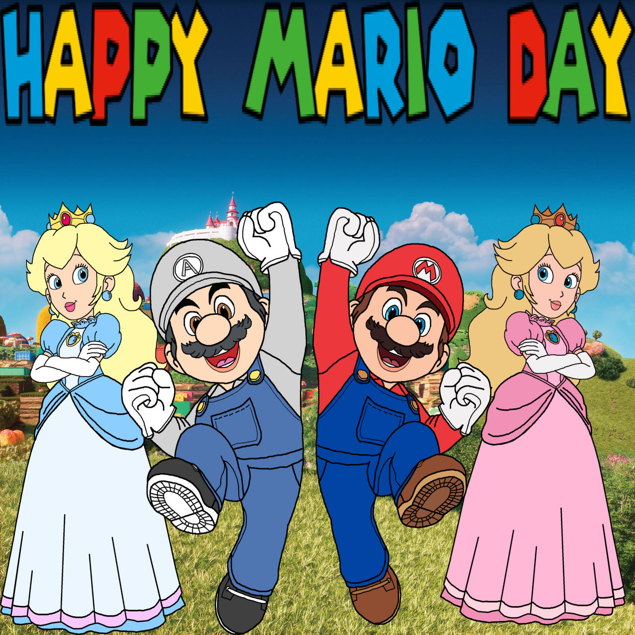 Happy Mario Day by Legobuilder100 on DeviantArt