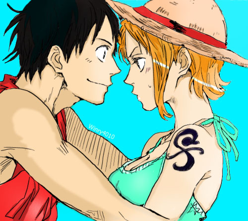 Luffy x Nami :3