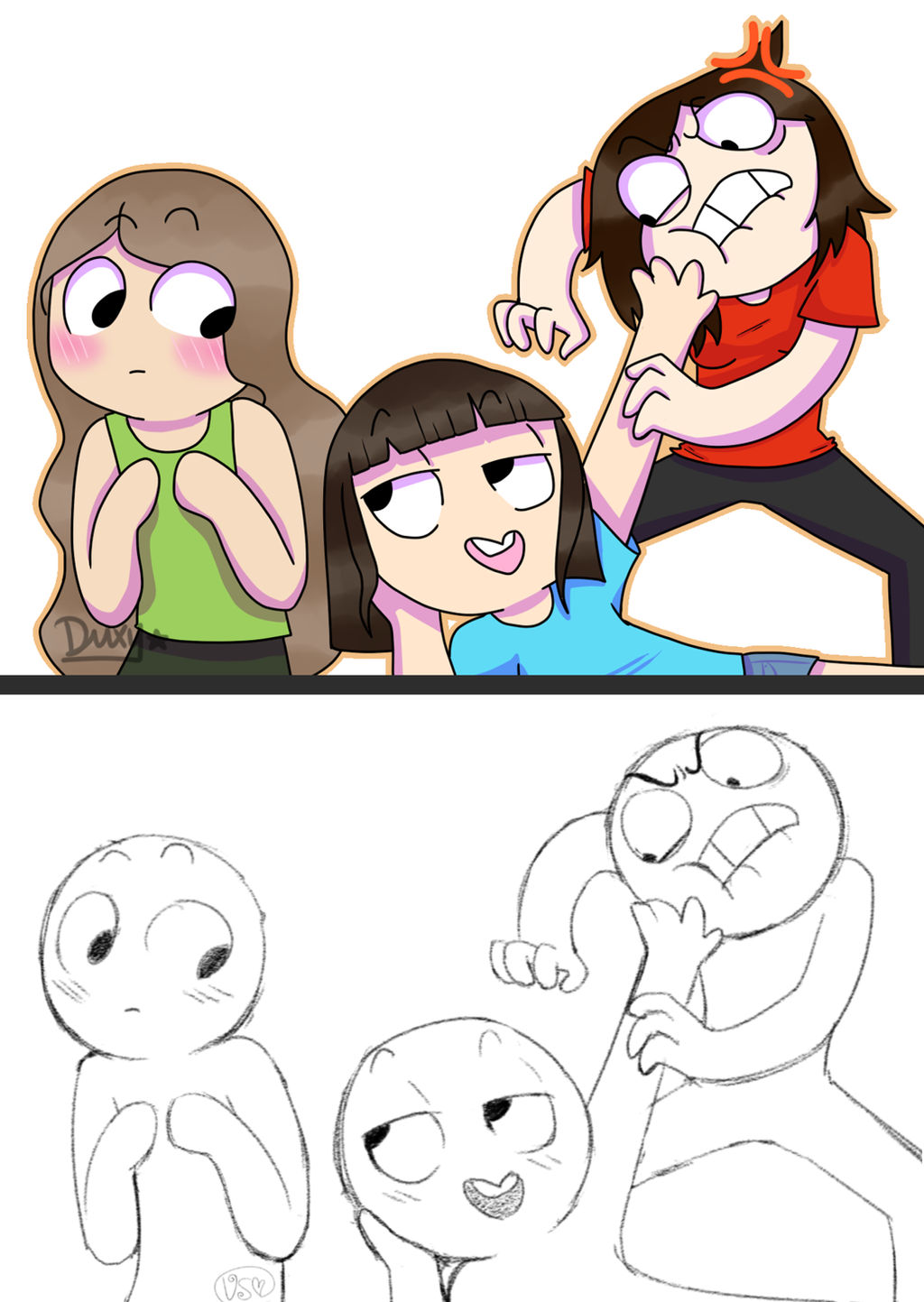 Draw Your Squad Meme 3 by VanDuxy on DeviantArt