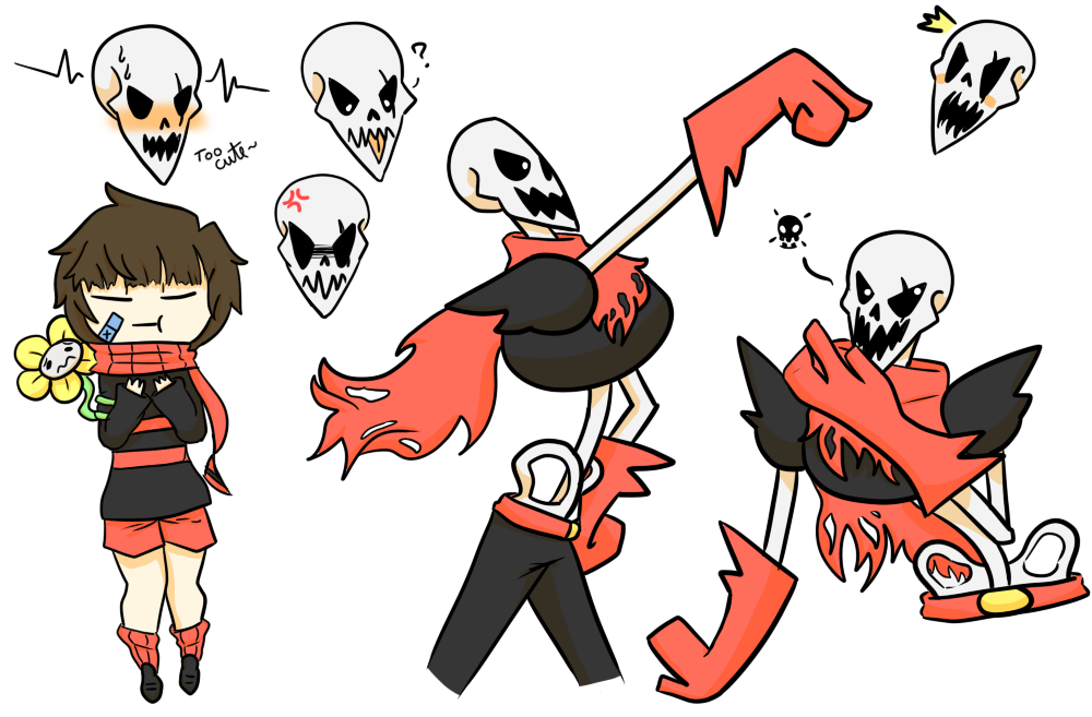 Underfell Papyrus And Frisk By Vanduxy On Deviantart Underfell Papyrus And Frisk By Vanduxy On Deviantart