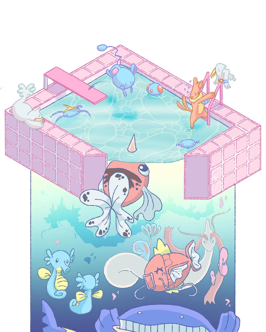Water Pokemon Pool by VanDuxy on DeviantArt