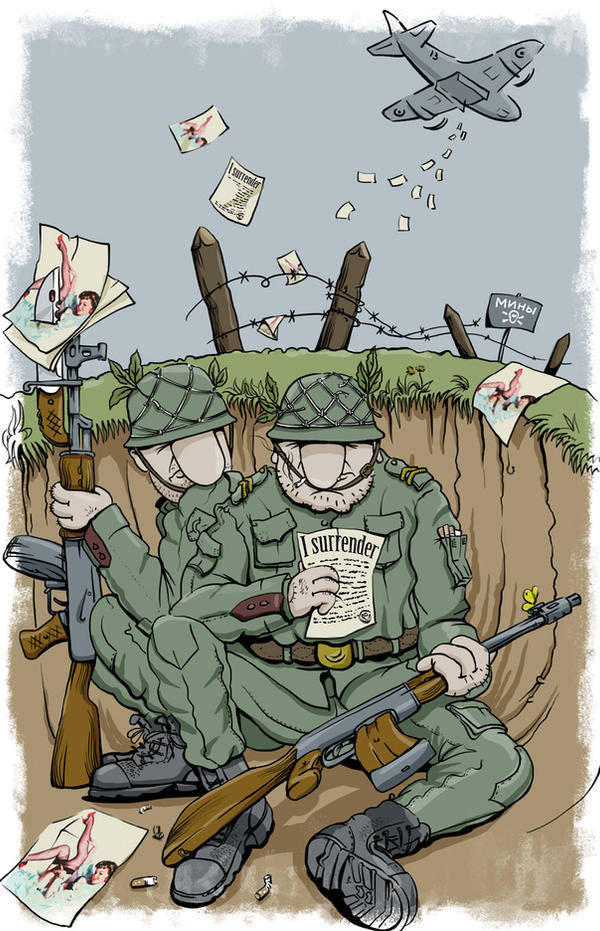 Psywar Poster Psyho war colored by ka4ok on DeviantArt