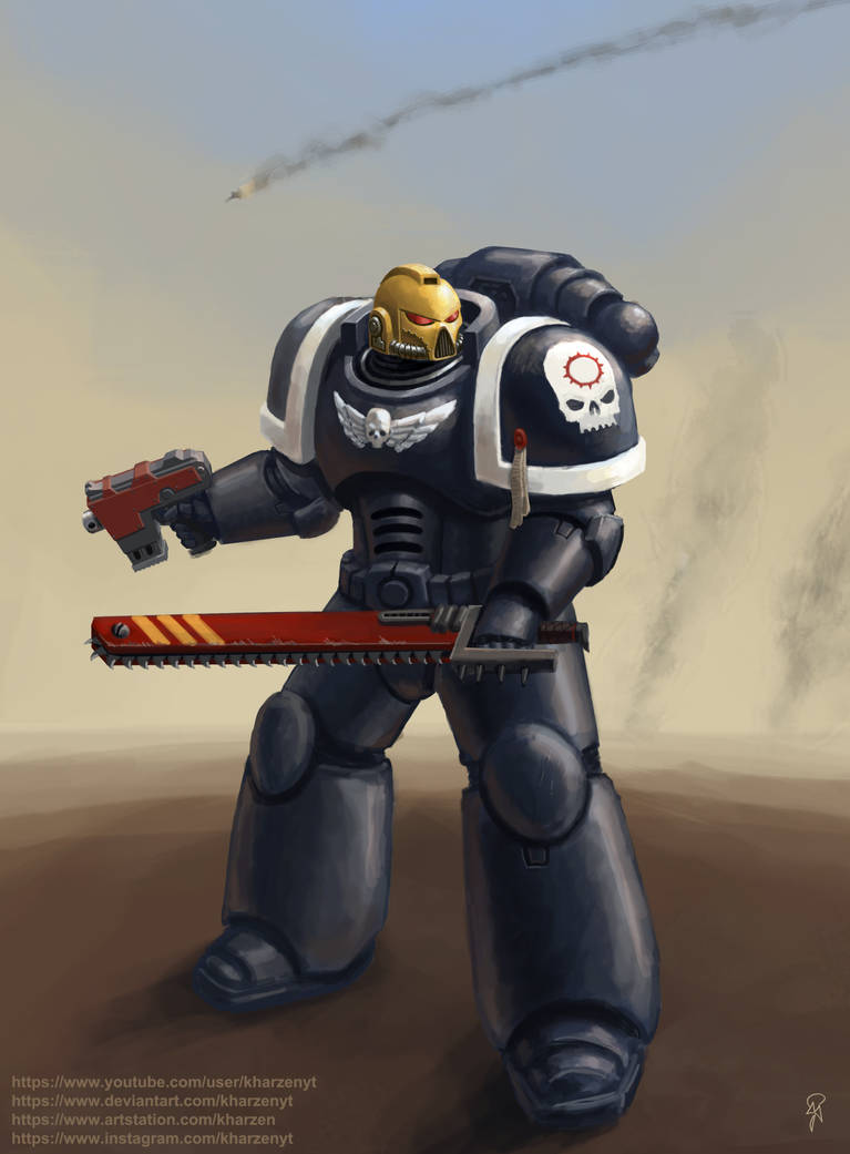 Adulator Space Marine by KharzenYT on DeviantArt