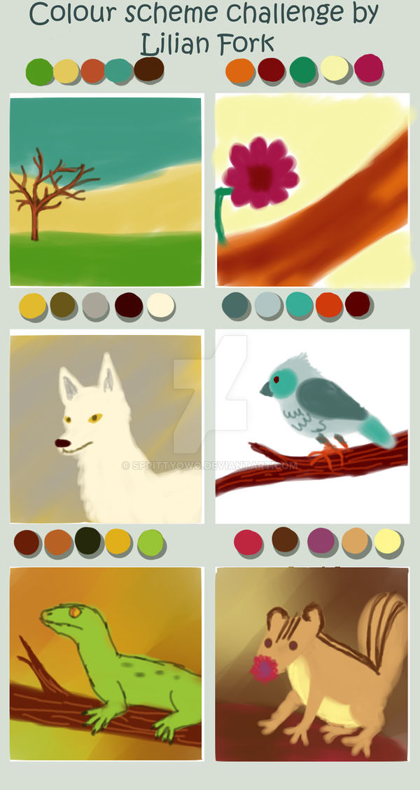 Color scheme challenge by SprittyOwO on DeviantArt