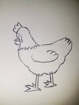 Inktober 2018! Day 5: Chicken 