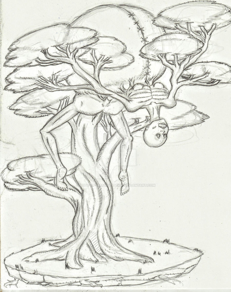 Humanoid forest Flesh oak.