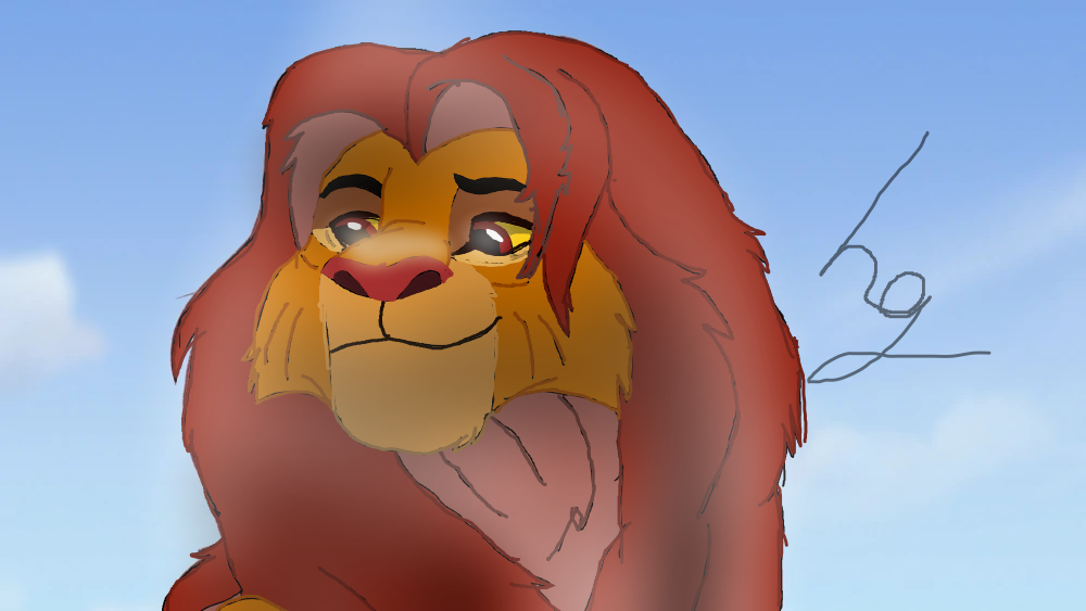 Grandpa Simba by KingHG1 on DeviantArt