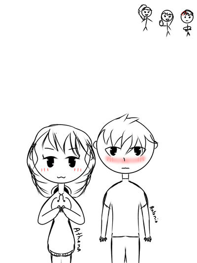 Athenio (Athena X Antonio) by KitsuneAngle on DeviantArt