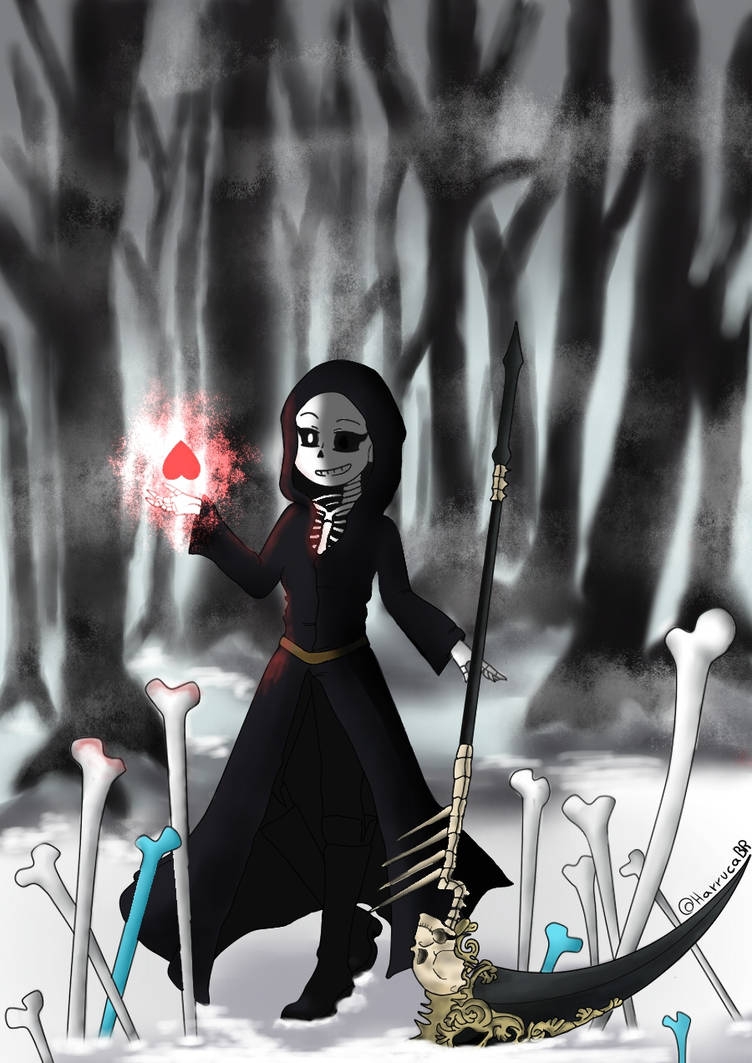 Reapertale - Reaper Sans by EmmaraLesserEstudio on DeviantArt