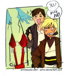 Atton says yay, she says nay by aimo