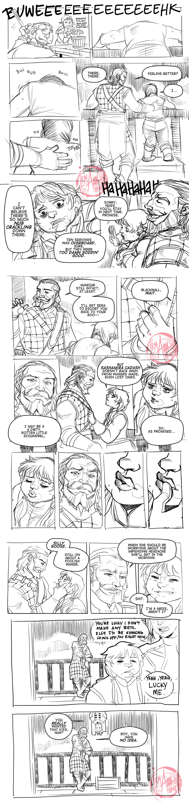 DA:I - Drinking Contest Aftermath by aimo