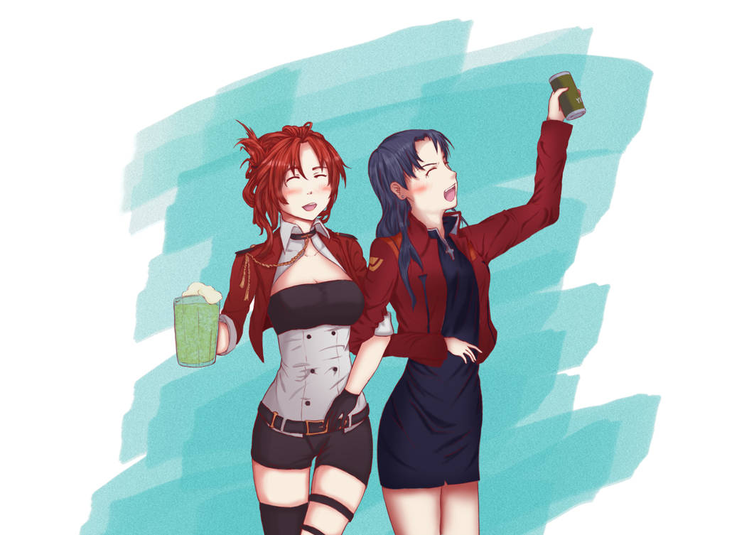 Drinking Buddies by Naauxeel on DeviantArt