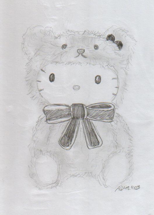 Hello Kitty Drawing by VanisArt on DeviantArt