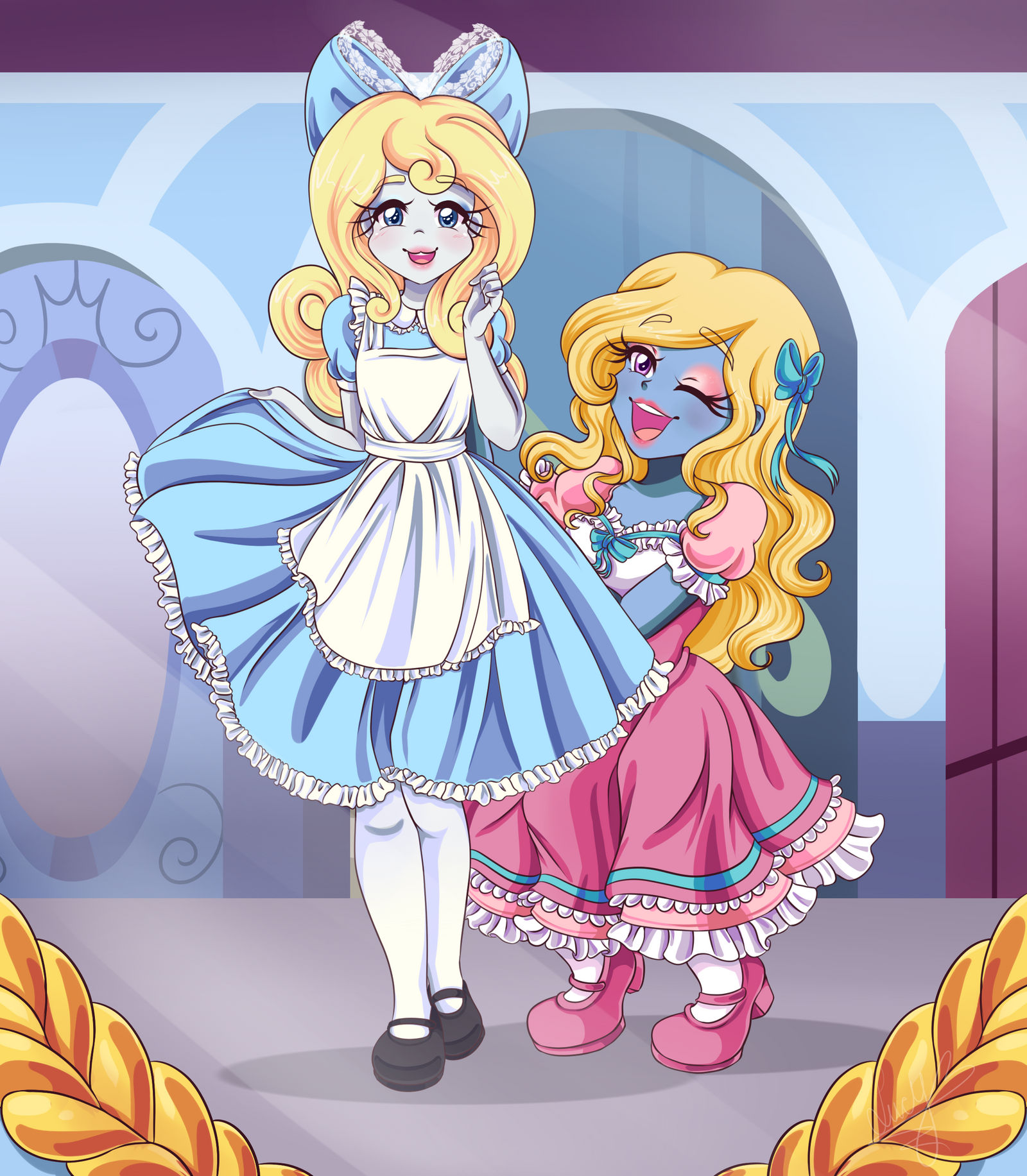 Commission: Mother-daughter dress up by Lucy-tan on DeviantArt