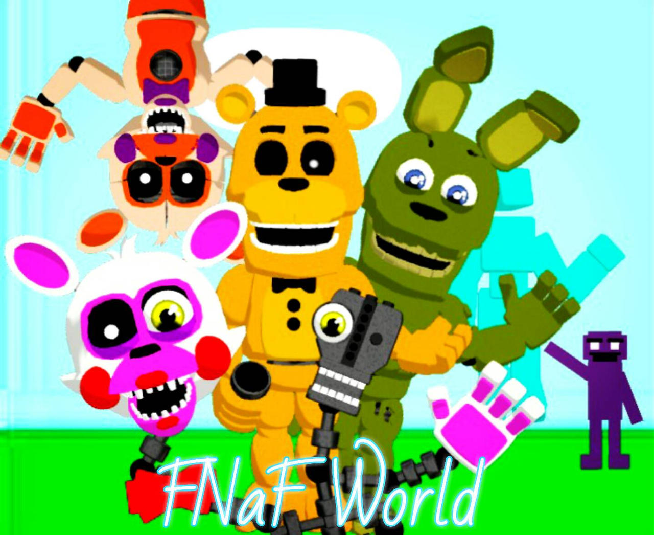 Download Fnaf World Mmd - Colaboratory