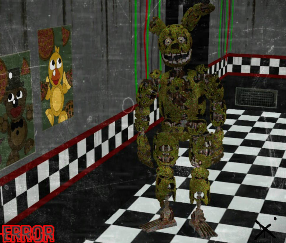 (MMD/FNAF) SpringTrap by FuniTime on DeviantArt