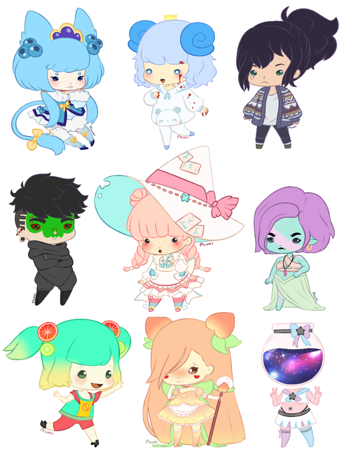 Codex Chibi Blob Chibi Batch by Summeroid on DeviantArt