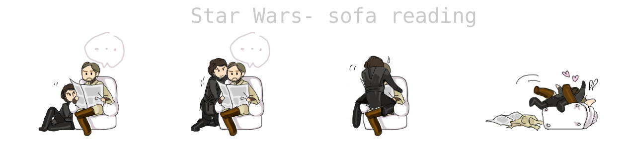 Star wars-sofa reading AniObi