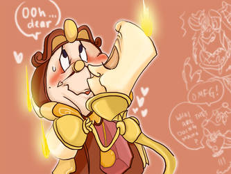 Cogsworth and Lumiere 2