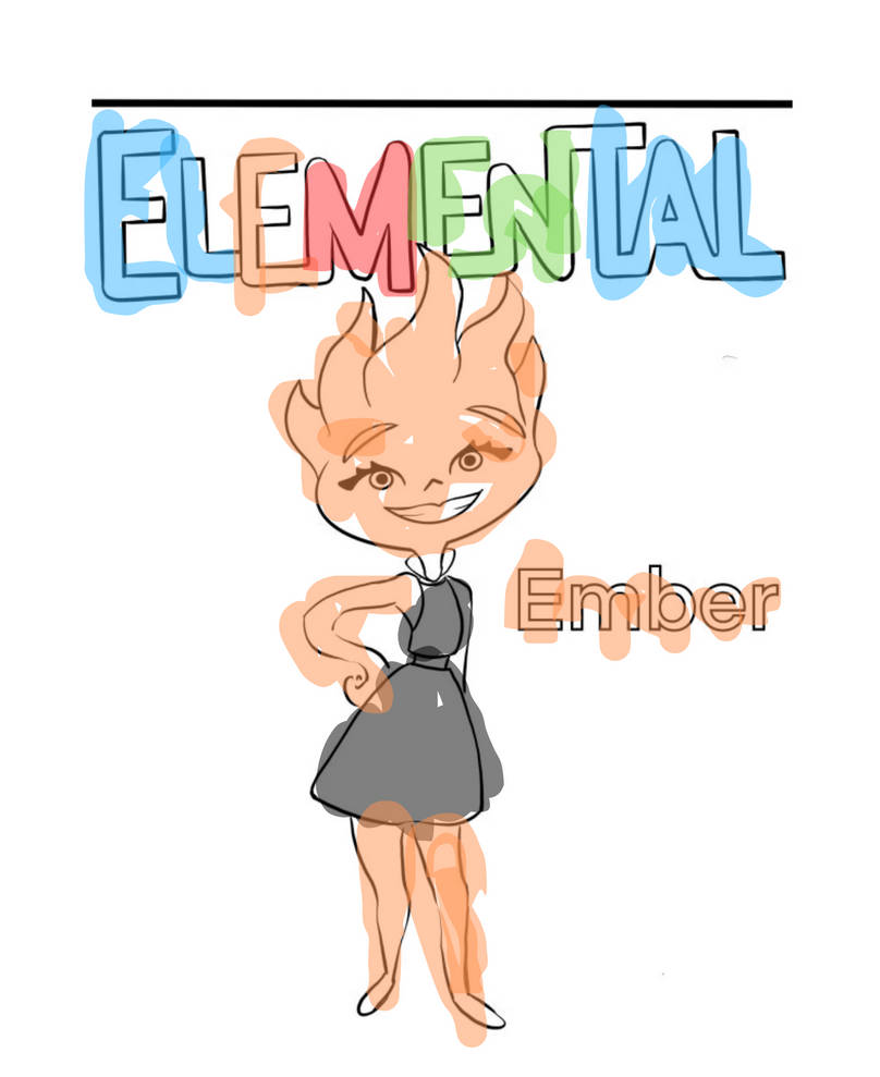 Ember Elemental Coloring Picture by zacshistorynotes on DeviantArt
