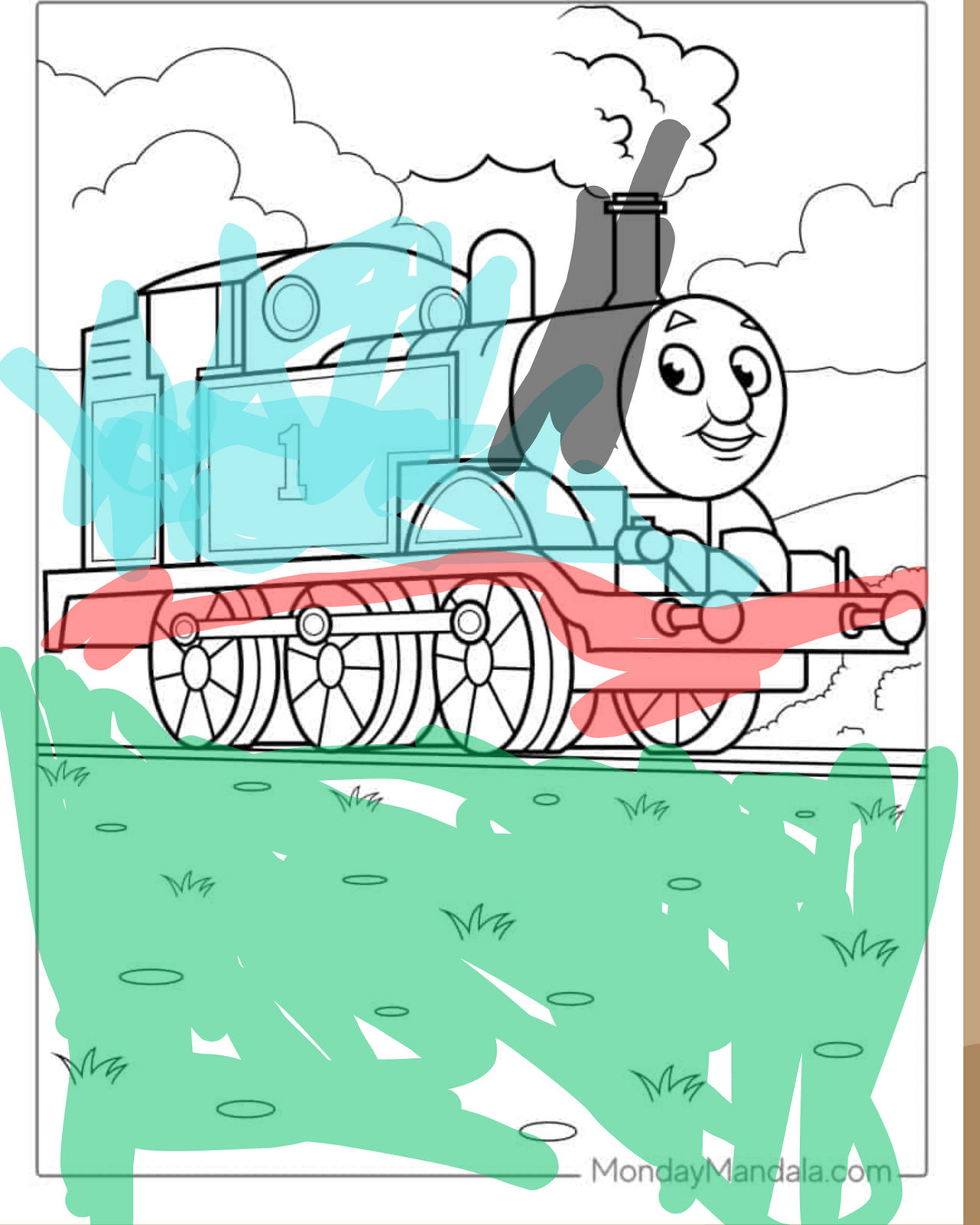 Thomas Train Coluring Thomas Tank Engine Coloring Pages