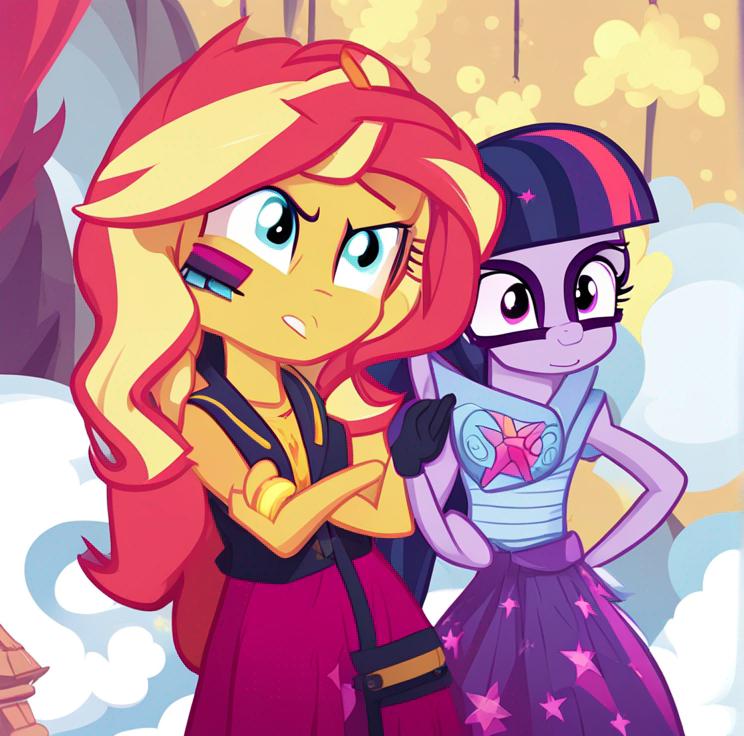 Sunset x Twilight(Sunlight Sparkle) by zacshistorynotes on DeviantArt