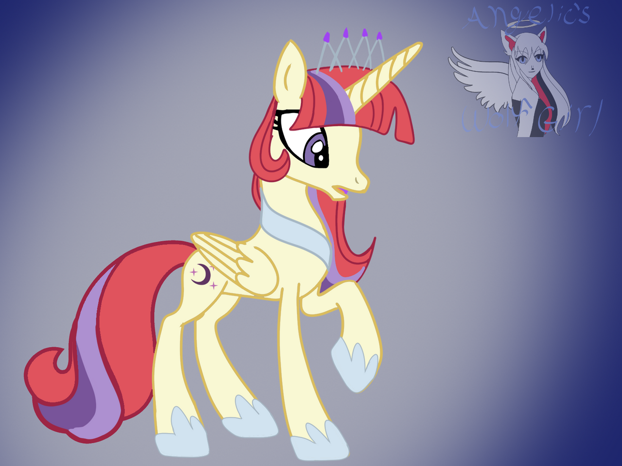 Who Rides Moondancer Princess Moondancer by ShadowWolfCustoms on DeviantArt