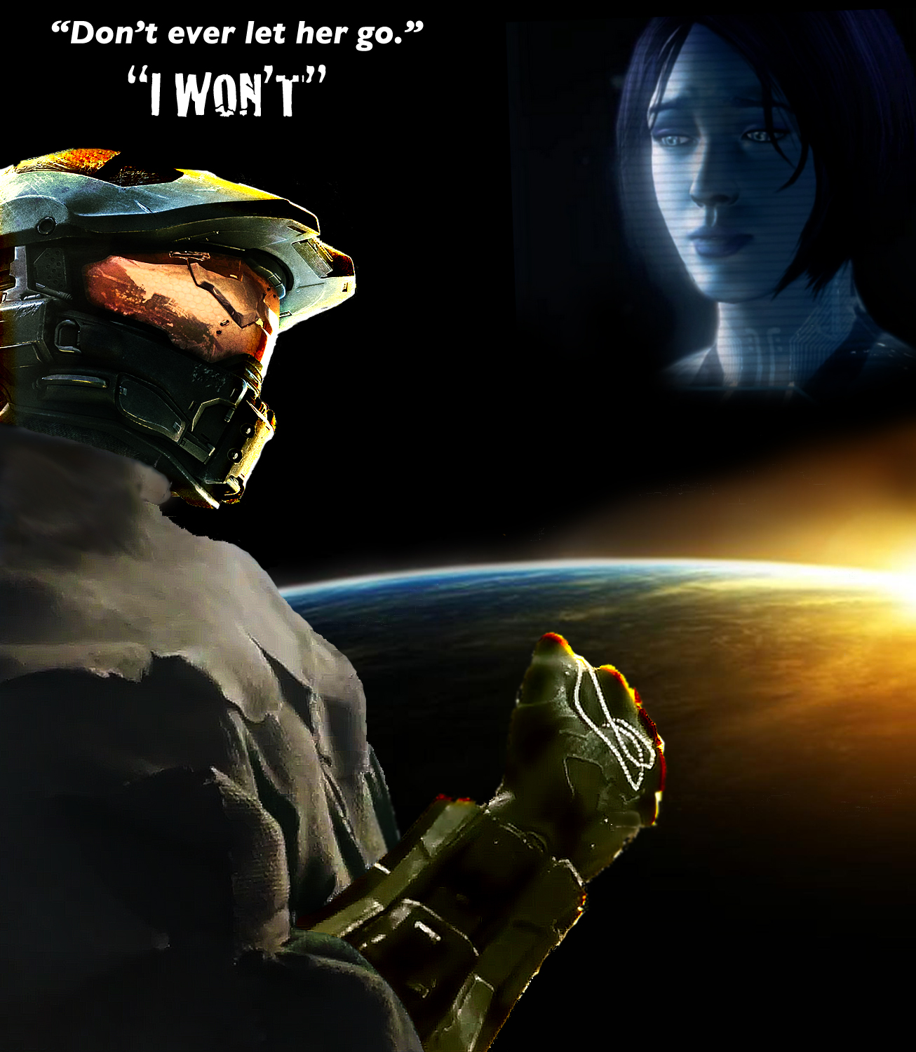 John 117 and Cortana