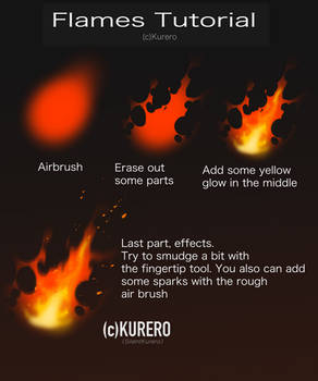 Flame Tutorial free to use - Kurero