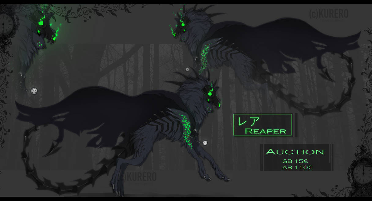 Reaper Wolves Wolf Reaper Auction by silentkurero on DeviantArt