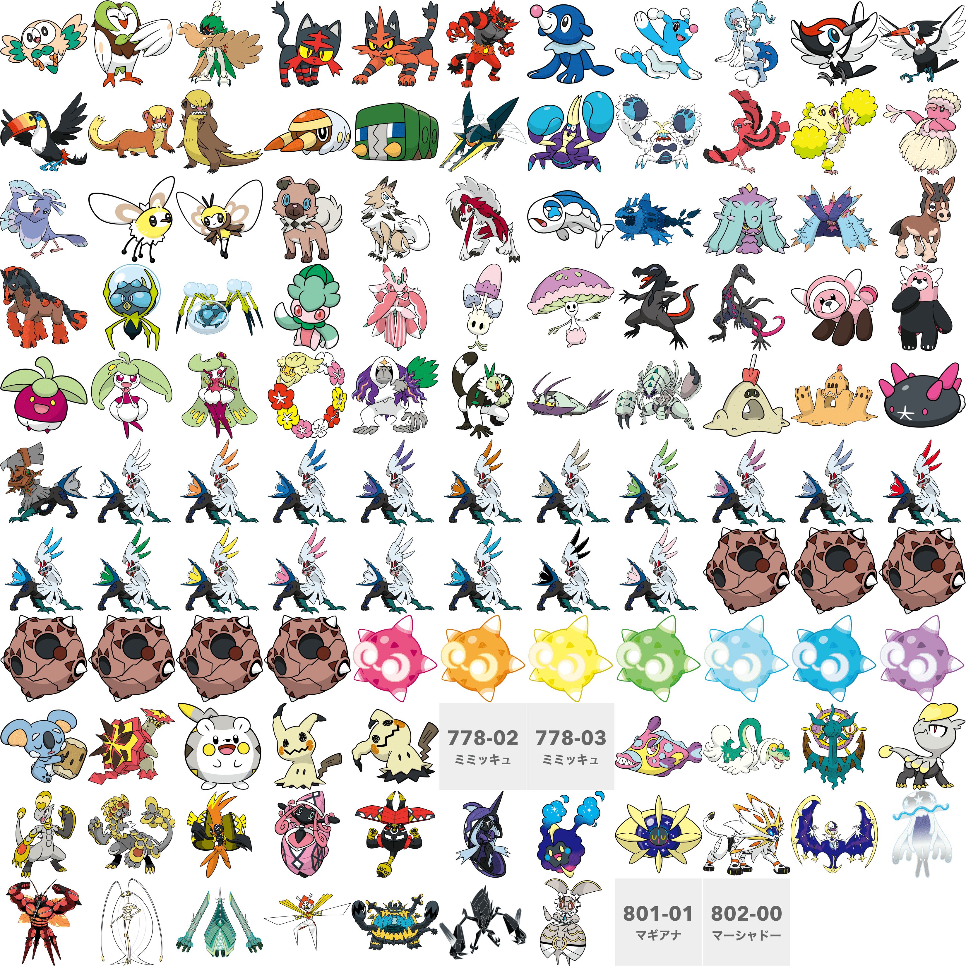 The Pokemon Group! - Old Regions: Alola Pokemon Showing 1-1 of 1