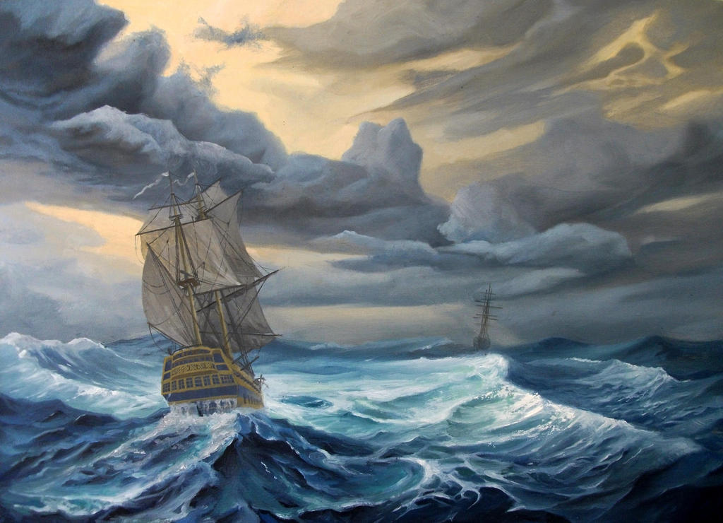 - The Coming Storm - oil paint 50x70sm by StanislavSvetlozarov - The Coming Storm - oil paint 50x70sm by StanislavSvetlozarov