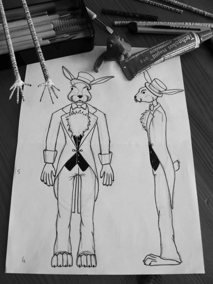 Rabbit Ringmaster plan by BNiki on DeviantArt