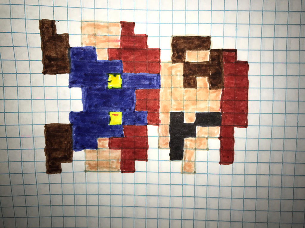 Invincible 8 Bit Mario 8 bit mario drawn by nonfeelingninja on DeviantArt