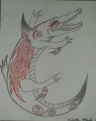 okami god alligator by tabithamack