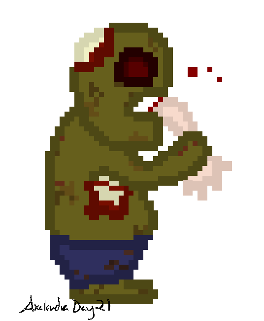 Drawlloween Day 21 8 Bit Zombie By Axalendra On Deviantart Drawlloween Day 21 8 Bit Zombie By Axalendra On Deviantart