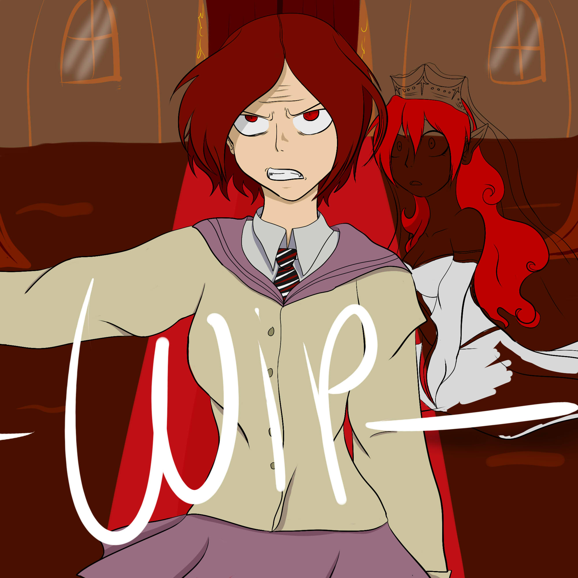 Art Trade Wip - Blue Exorcist -The Wedding Scene 1