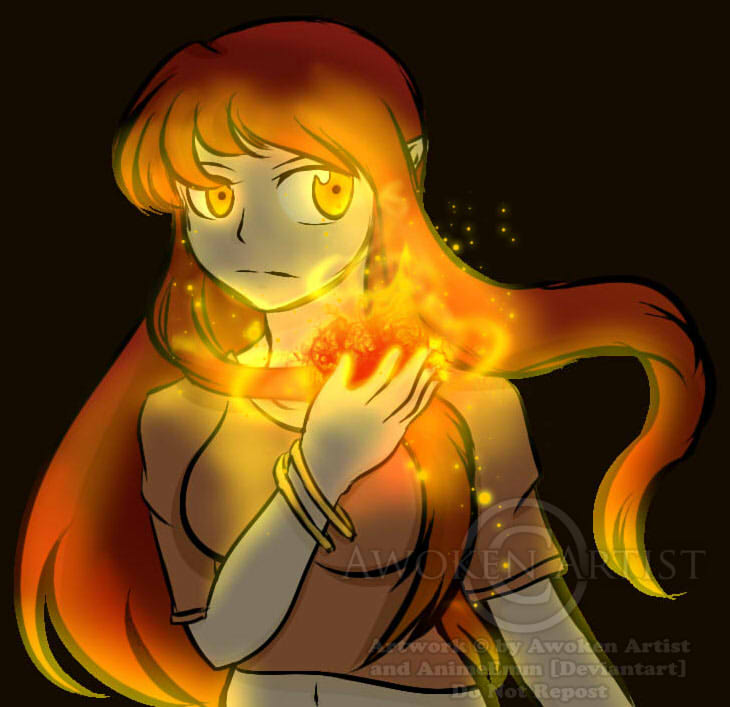 Blue Exorcist Art: Phoenix Flame