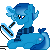 Pony Icon Commission: Blue Dye