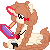 Pony Drawing-Writing Icon Commission: Gingar