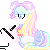Pony Drawing-Writing Icon Commission: Pastel Usagi