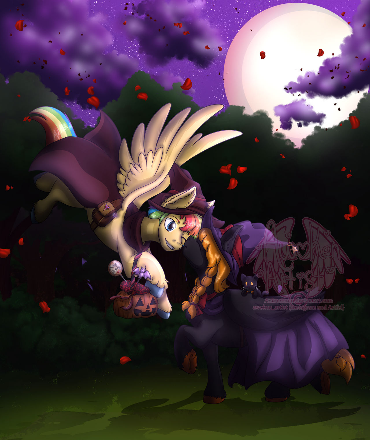 MLP Couple Commission: Halloween Date