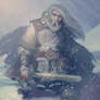 Swordman in a Blizzard