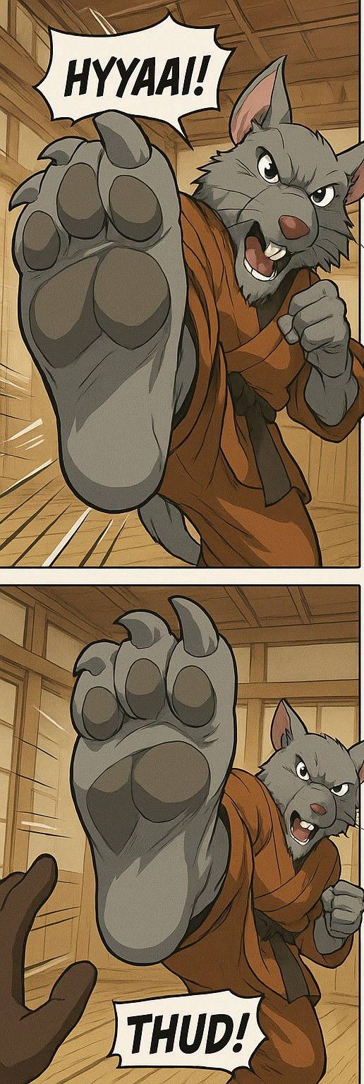 Master Splinter Training Master Splinter's Training Pt. 2 by Williams489 on DeviantArt