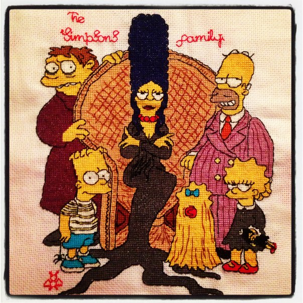 The Simpsons family