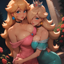 Princess Peach x Rosalina - Super Mario