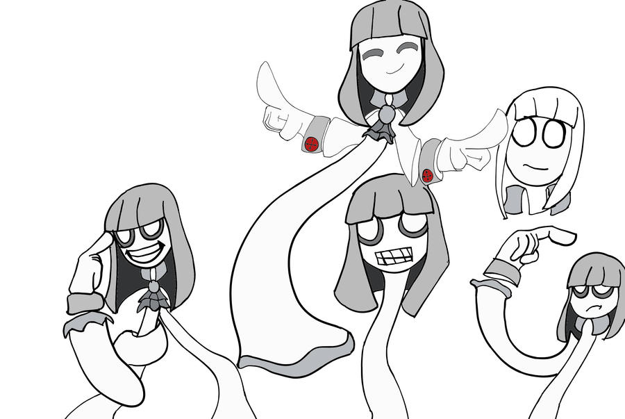 Concept ghosty girl